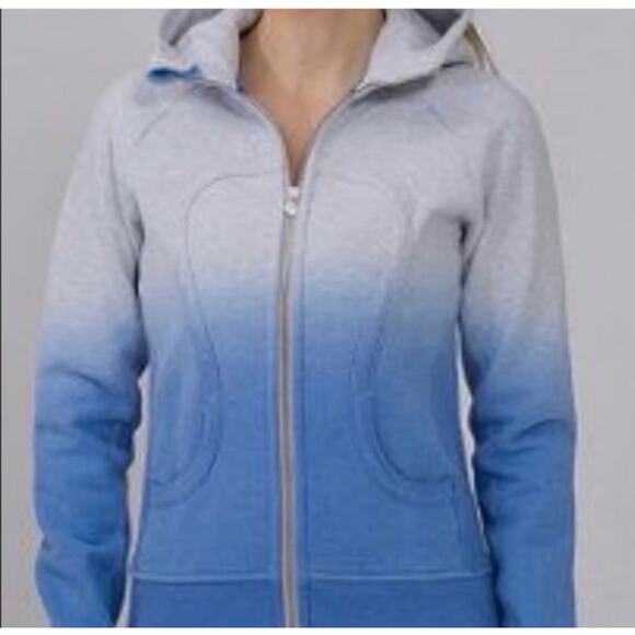 Lululemon Special Edition Ombré Hoodie Blue Womens Size 8 - Picture 1 of 12